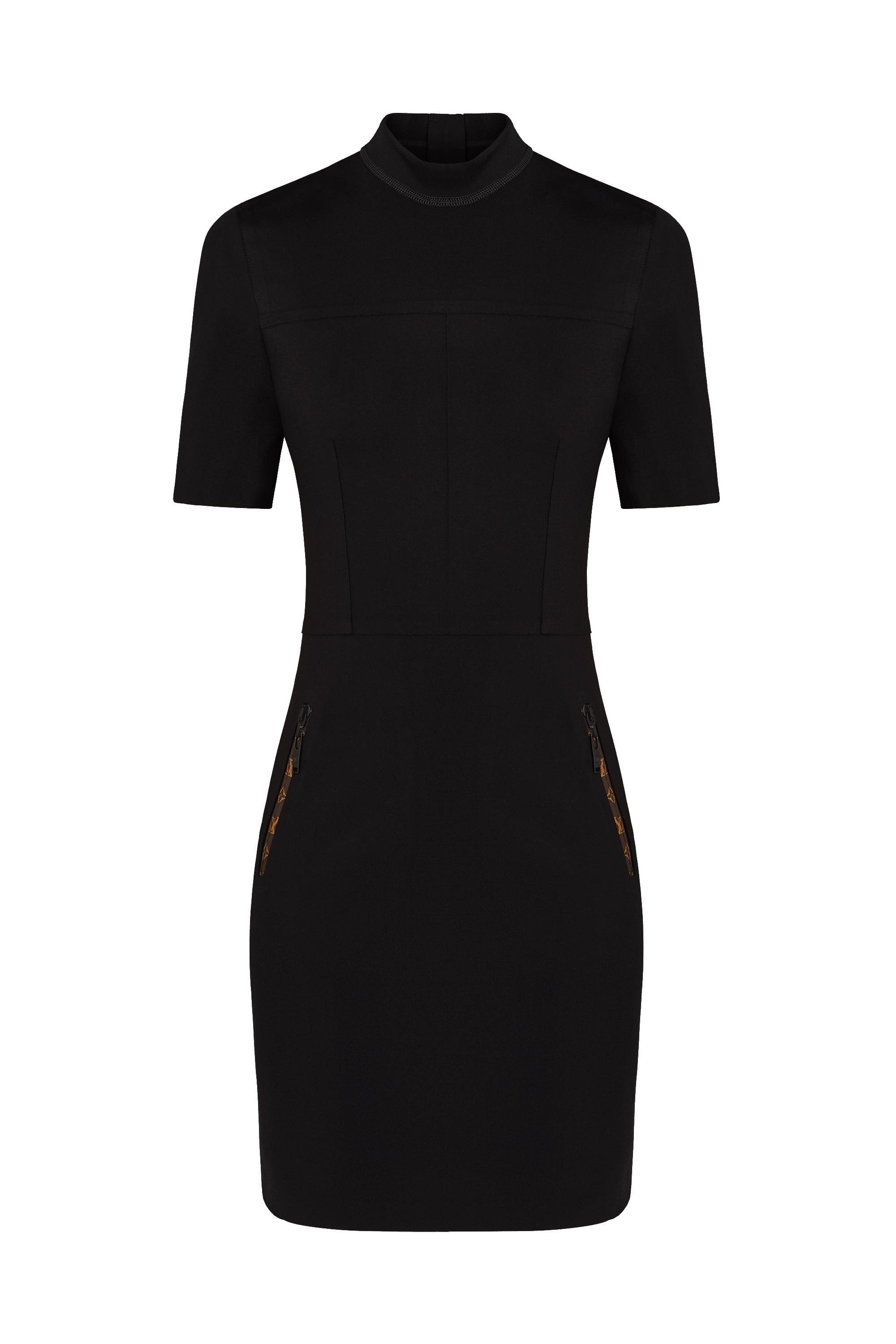 Louis Vuitton Black Mini Slip popular Dress Size X Small